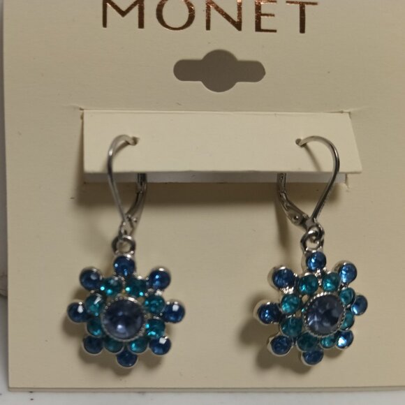 MONET FLOWER BURST EARRINGS - Picture 2 of 3